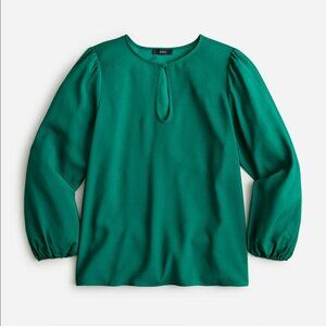 J. Crew  Green Blouse